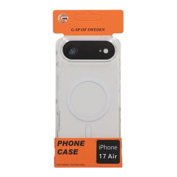 iPhone Air Cover TPU MagSafe Hvid Transparent
