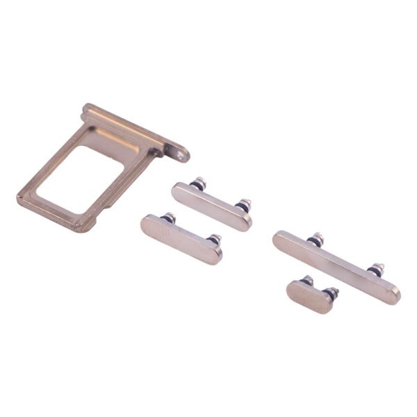 Knapper og SIM-kortholder til iPhone 16 Pro og 16 Pro Max - Sandfarvet Titanium