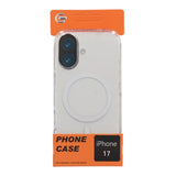 iPhone 17 Cover Transparent MagSafe Hvid