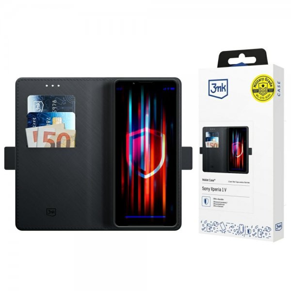 3mk Sony Xperia 1 V Cover Wallet Sort