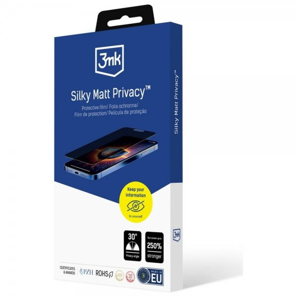 3mk Xiaomi 15T Skærmbeskyttelse Silky Mat Privacy