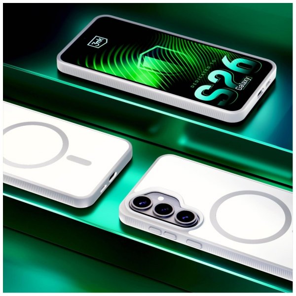 3mk Samsung Galaxy S26 Cover Smoke MagCase Hvid