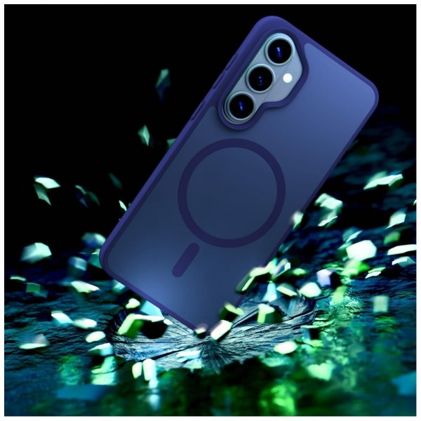 3mk Samsung Galaxy S26 Plus Cover Smoke MagCase Blå