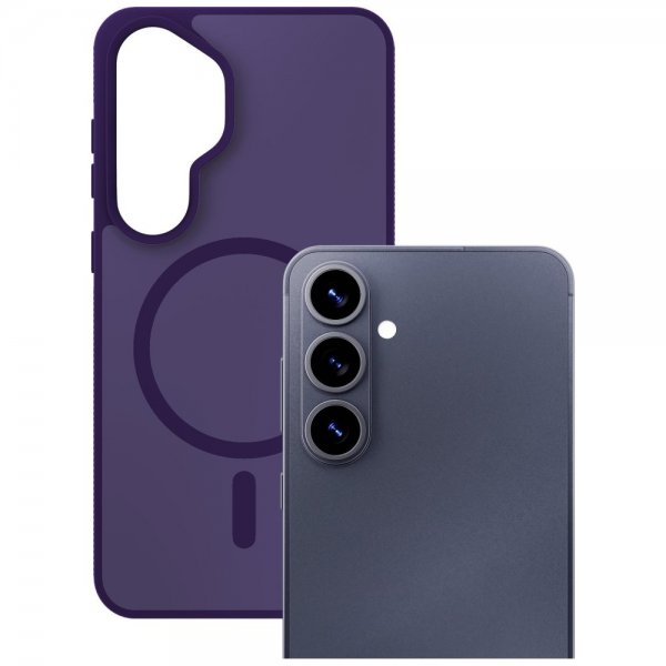 3mk Samsung Galaxy S26 Plus Cover Smoke MagCase Lilla