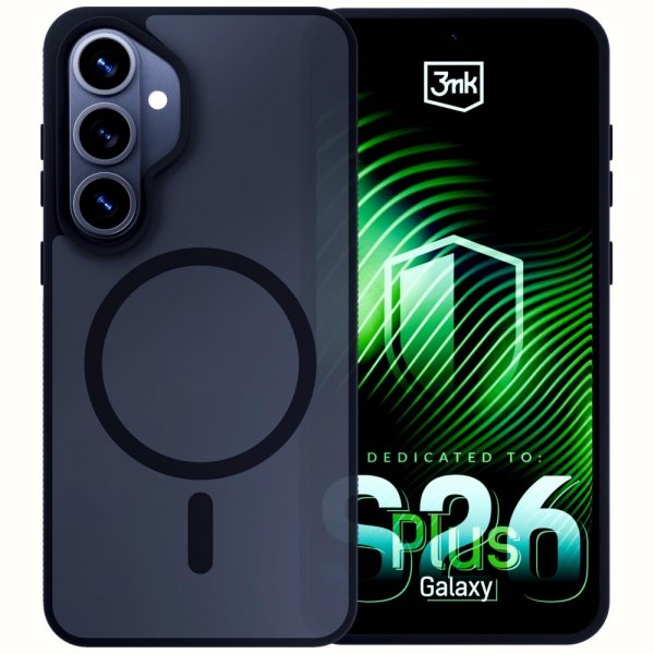 3mk Samsung Galaxy S26 Plus Cover Smoke MagCase Sort