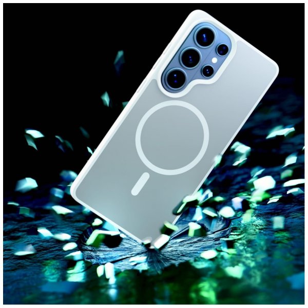 3mk Samsung Galaxy S26 Ultra Cover Smoke MagCase Hvid