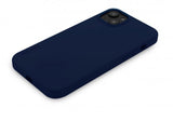 Decoded iPhone 14 Plus Cover Silikone Backcover Navy Peony