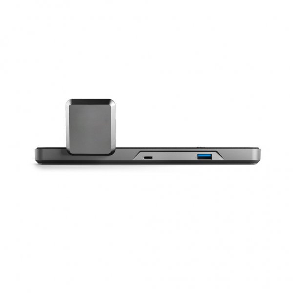 ALOGIC Ultra Power 4-i-1 Trådløs Dobbelt Opladningsdockingstation med Apple Watch-oplader