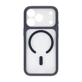 iPhone 17 Pro Cover Kameralinse MagSafe Blå Transparent
