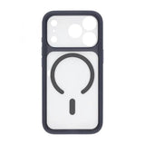 iPhone 17 Pro Cover Kameralinse MagSafe Blå Transparent