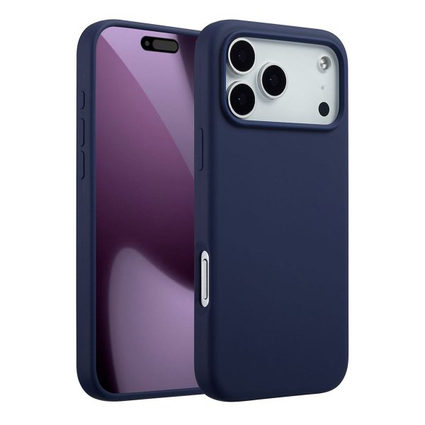 Rvelon iPhone 17 Pro Cover Silikone MagSafe Mørkeblå