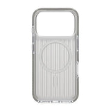 iPhone 17 Pro Cover Bølgepap MagSafe Sølv