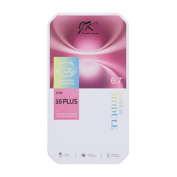 iPhone 16 Plus Skærm med LCD Display JK In-Cell FHD COF