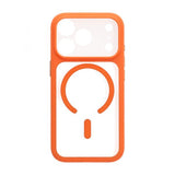 iPhone 17 Pro Cover Kameralinse MagSafe Orange Gennemsigtig