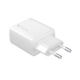 Mophie 30W USB-C GaN vægadapter hvid