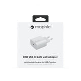 Mophie 30W USB-C GaN vægadapter hvid