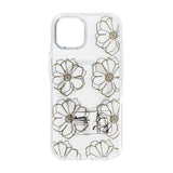 iPhone 15 Cover Mønster MagSafe Blomster