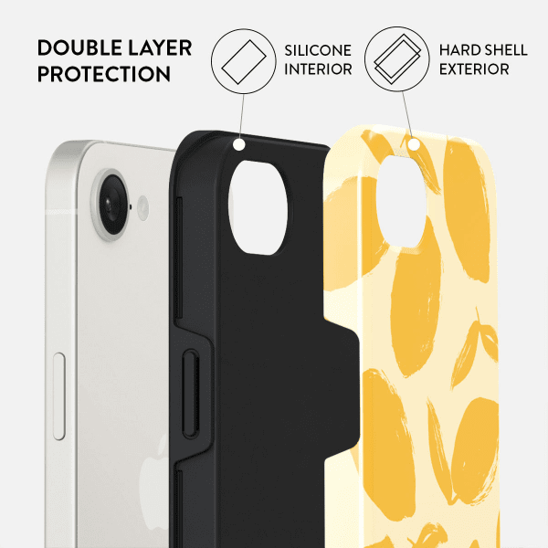 Burga iPhone 16/17 Cover Tough Lemon Tart