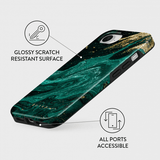 Burga iPhone 16/17 Cover Tough Emerald Pool