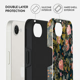 Burga iPhone 16e/iPhone 17e Cover Tough Bloomy Garden