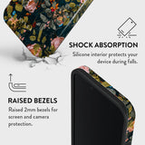 Burga iPhone 16e/iPhone 17e Cover Tough Bloomy Garden