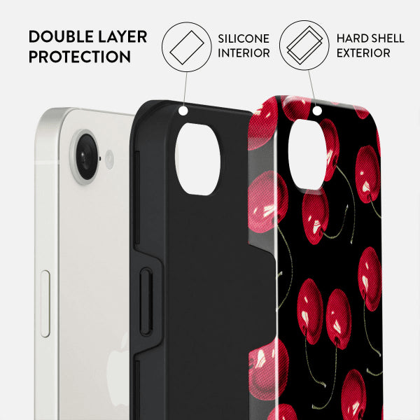 Burga iPhone 16/17 Cover Tough Cherrybomb