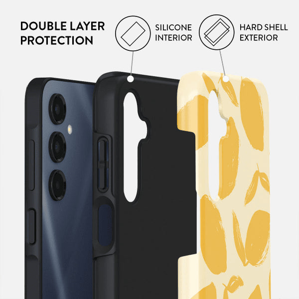 Burga Samsung Galaxy A16 Cover Tough Lemon Tart