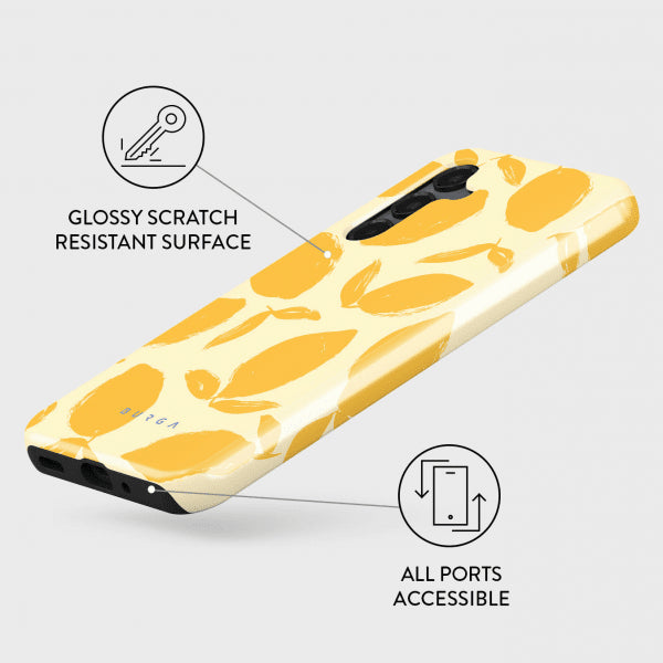 Burga Samsung Galaxy A16 Cover Tough Lemon Tart