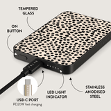 Burga Powerbank MagSafe 5000 mAh Almond Latte Grå