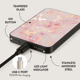 Burga Powerbank MagSafe 5000 mAh Golden Coral Grå