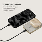 Burga Powerbank MagSafe 5000 mAh Night Black Camo Guld