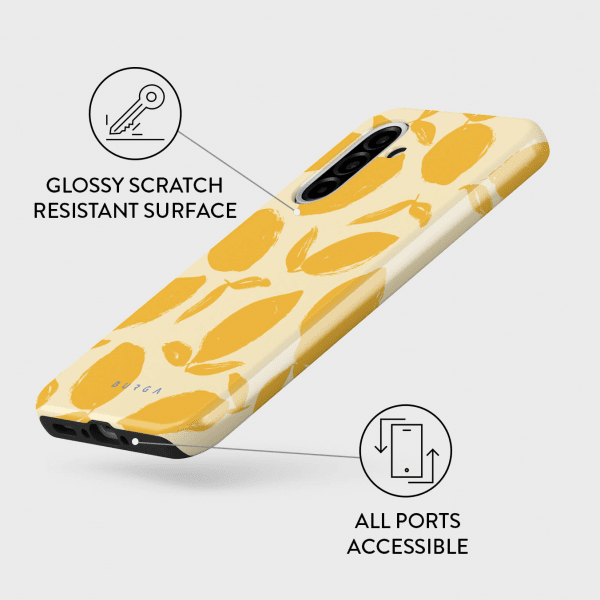Burga Samsung Galaxy A56 Cover Tough Lemon Tart