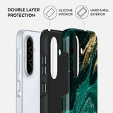 Burga Samsung Galaxy A56 Cover Tough Emerald Pool