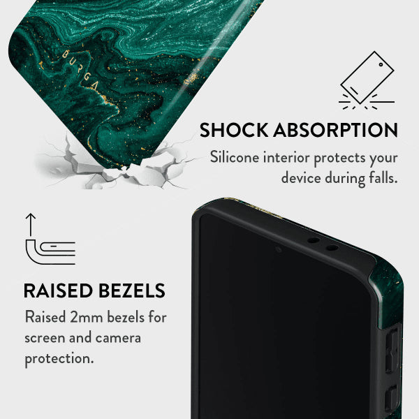 Burga Samsung Galaxy A56 Cover Tough Emerald Pool