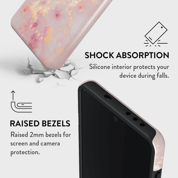 Burga OnePlus 13 Cover Tough Golden Coral