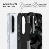 Burga Samsung Galaxy A26 Cover Tough Night Black Camo