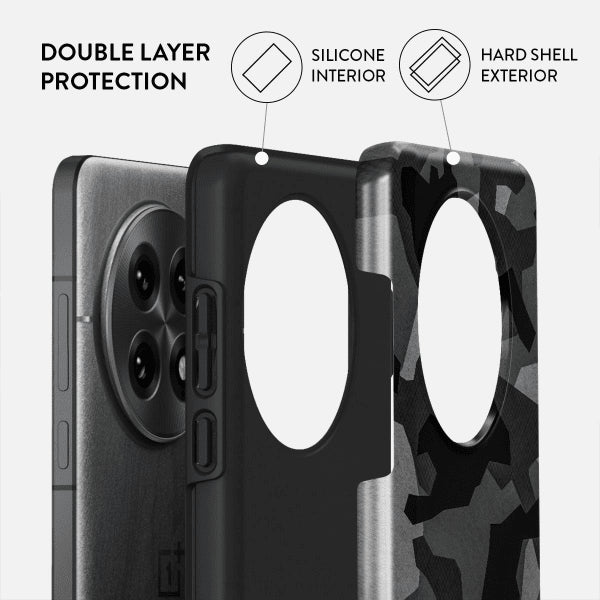 Burga OnePlus 13 Cover Tough Night Black Camo