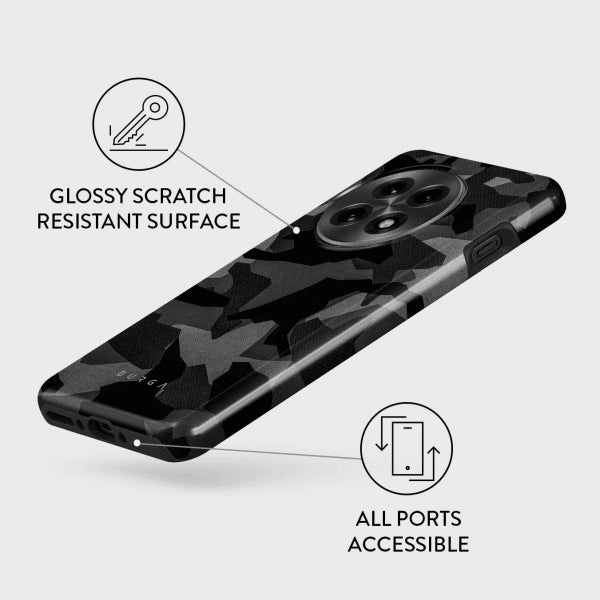 Burga OnePlus 13 Cover Tough Night Black Camo