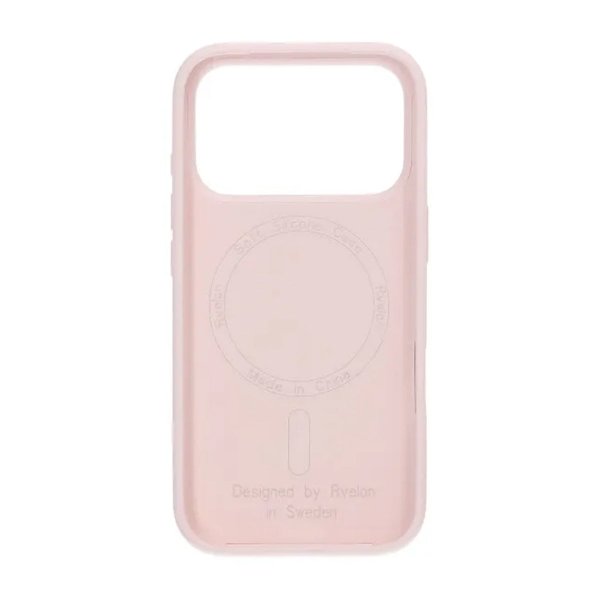 Rvelon iPhone 17 Pro Cover Silikone MagSafe Lyselilla