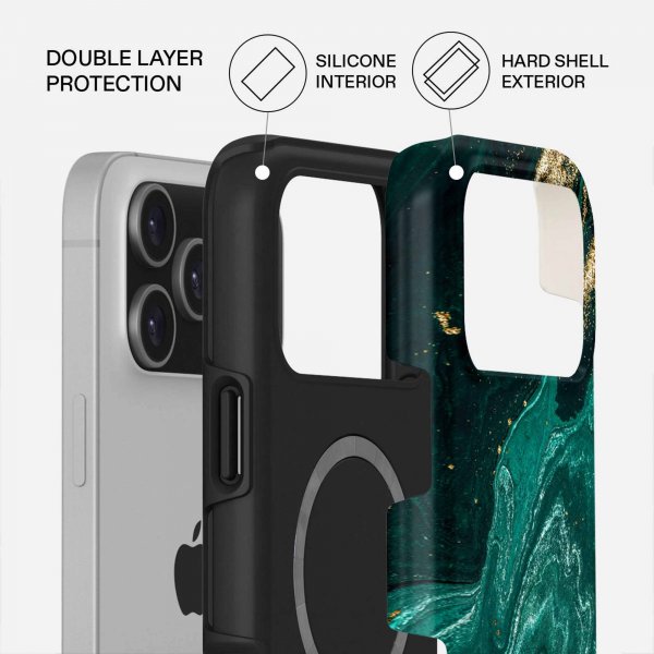 Burga iPhone 17 Pro Max Cover Tough MagSafe Emerald Pool
