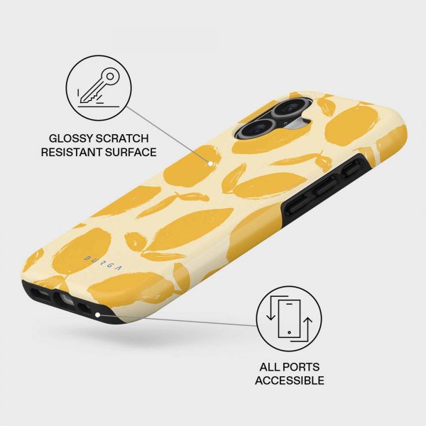 Burga iPhone 17 Cover Tough MagSafe Lemon Tart