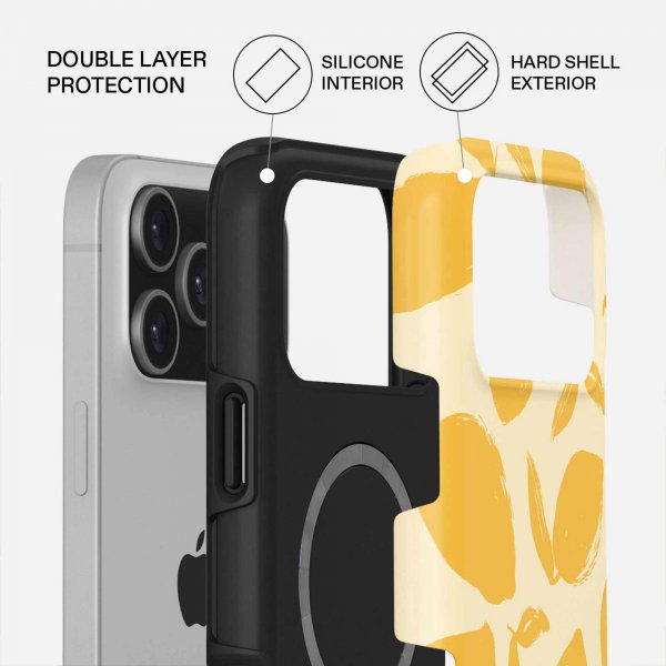 Burga iPhone 17 Pro Cover Tough MagSafe Lemon Tart