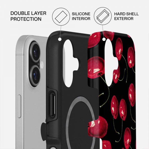 Burga iPhone 17 Cover Tough MagSafe Cherrybomb