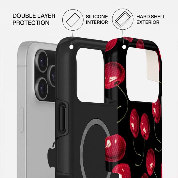 Burga iPhone 17 Pro Cover Tough MagSafe Cherrybomb
