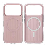iPhone 17 Pro Cover Bølget MagSafe Lys Rosa
