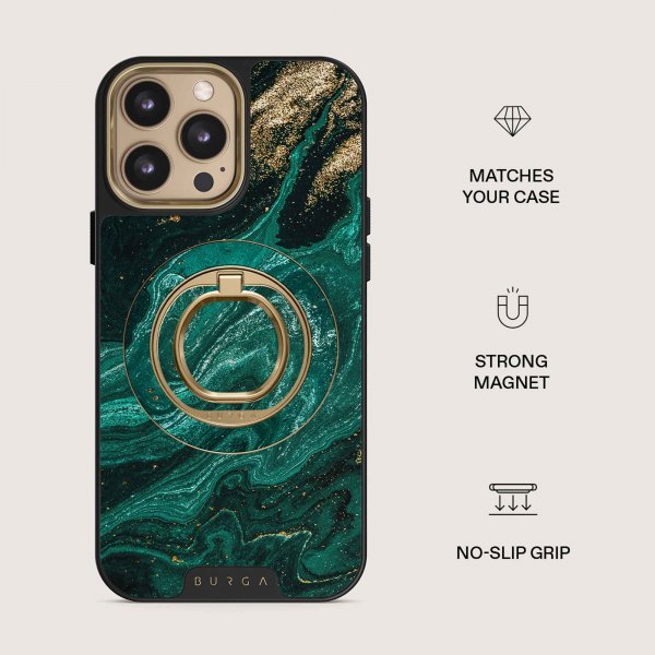 Burga Mobilringsholder MagSafe Emerald Pool
