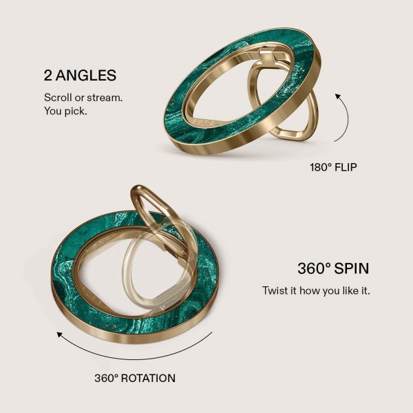 Burga Mobilringsholder MagSafe Emerald Pool