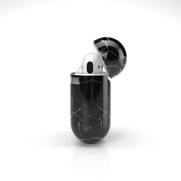 Richmond & Finch AirPods (1/2) Cover Black Marble