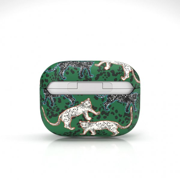 Richmond & Finch AirPods Pro Cover Grøn Leopard