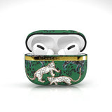 Richmond & Finch AirPods Pro Cover Grøn Leopard